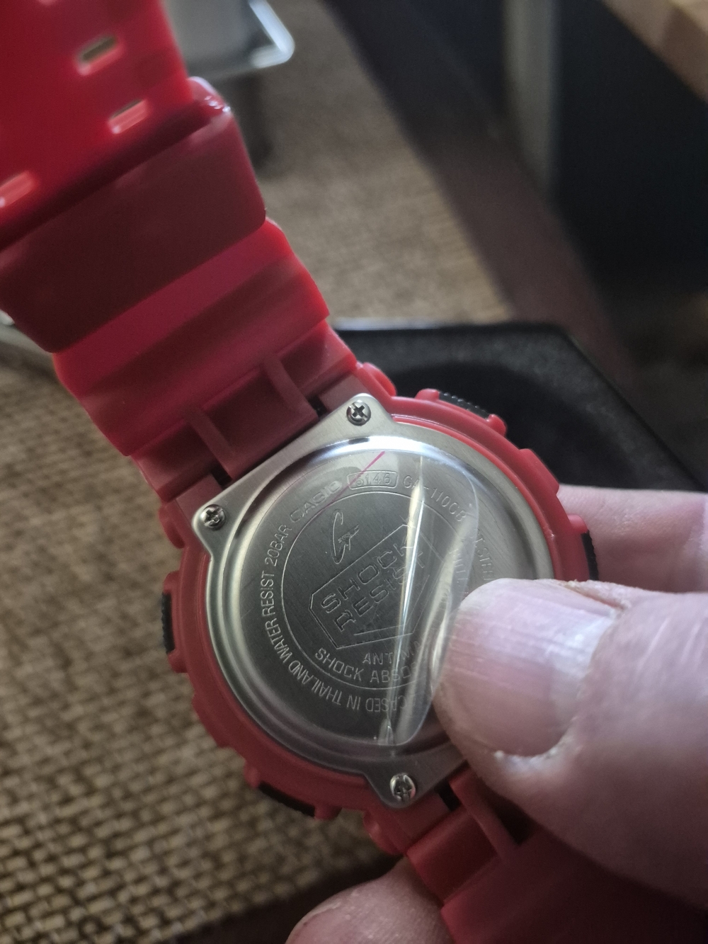 Casio G-Shock Red Multicolor Sport Watch - Picture 9 of 11